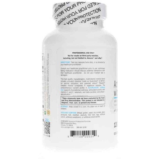 ActivNutrients without Iron, XYM